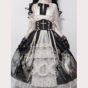 Retro Princess Gothic Lolita 3pc Outfit (SCT01)